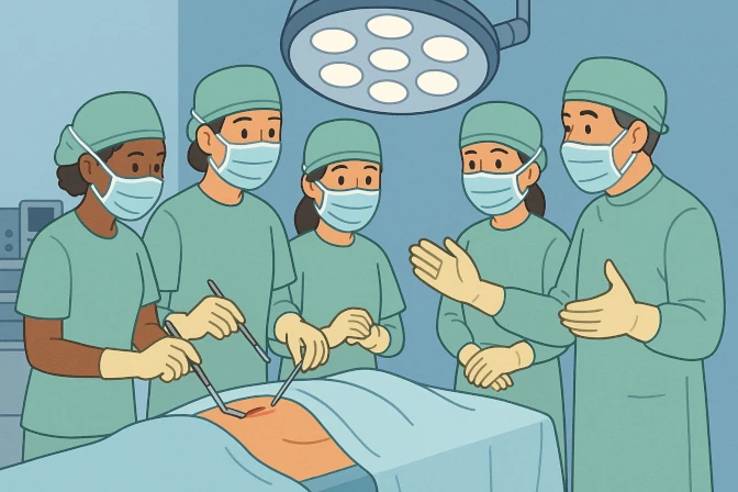 تدريب قسم الأمراض الصدرية