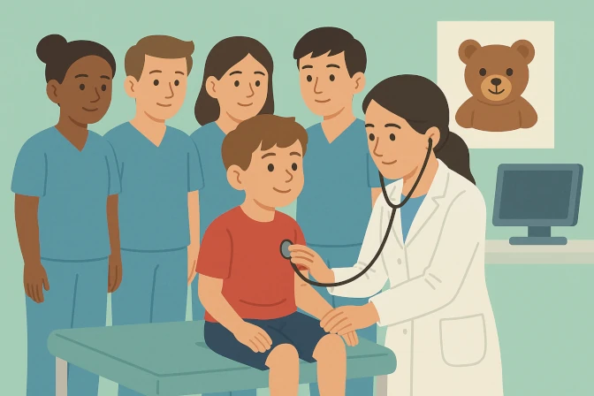 قسم التدريب في طب الأطفال