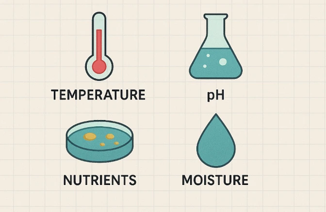 Faktoren, die die Reproduktionsanforderungen von Mikroorganismen beeinflussen, beeinflussen die Reproduktion