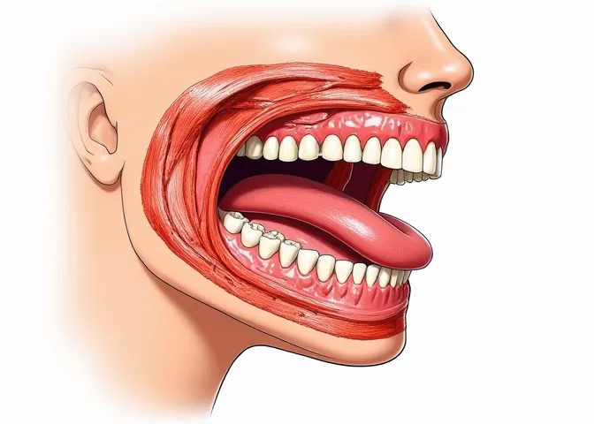 تشريح الفم والغدد اللعابية