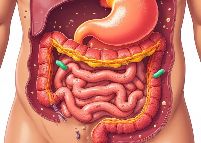 الهضم والامتصاص في الجهاز الهضمي