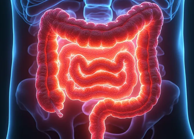الوظائف الإفرازية لنظام المعلومات الجغرافية: الأمعاء الدقيقة والغليظة