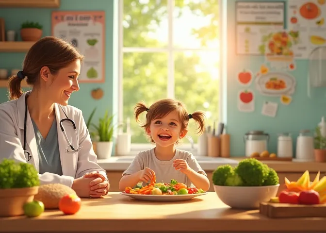 الأكل الصحي عند الطفل