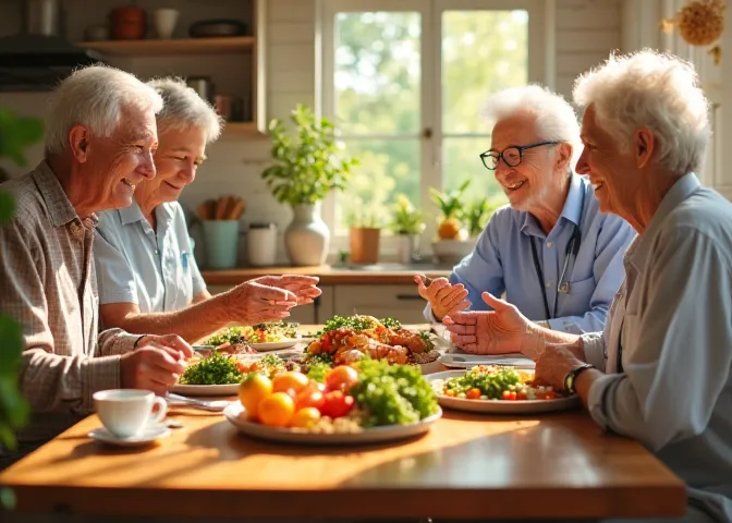 الأكل الصحي عند كبار السن