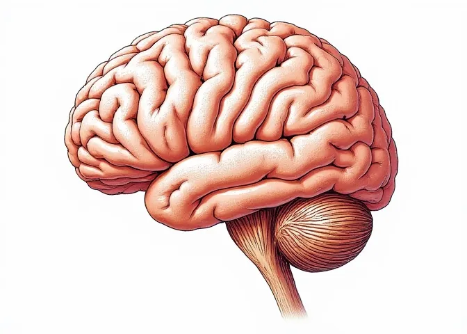 المادة البيضاء في نصفي الكرة المخية