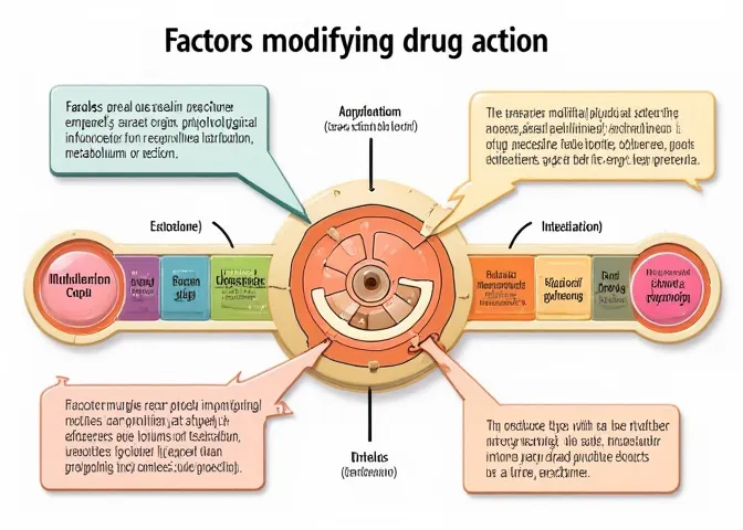 Faktoren, die die Wirkung von Arzneimitteln verändern