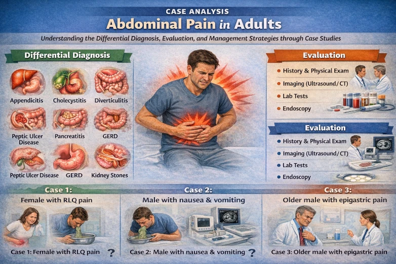 Bauchschmerzen Erwachsener (Fallanalyse)