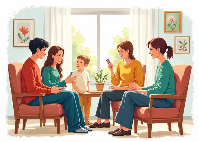 Möglichkeit zur Familienberatung